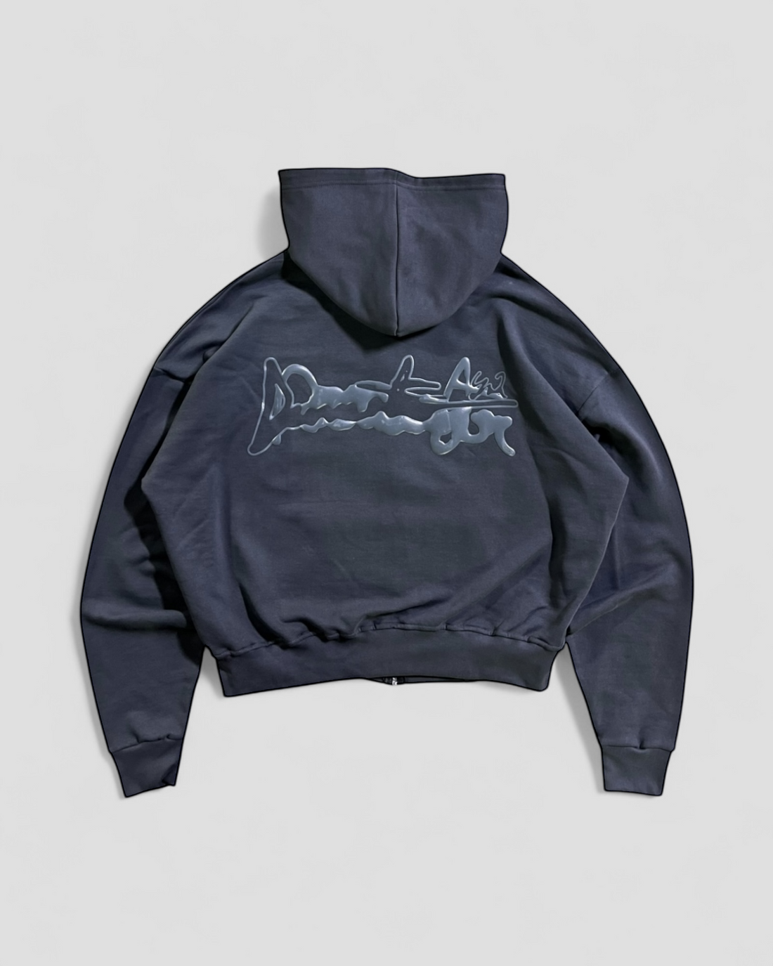 DEMENTE GREY ON GREY ZIPUP JACKET