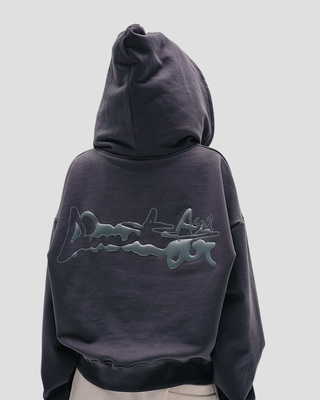 DEMENTE GREY ON GREY ZIPUP JACKET