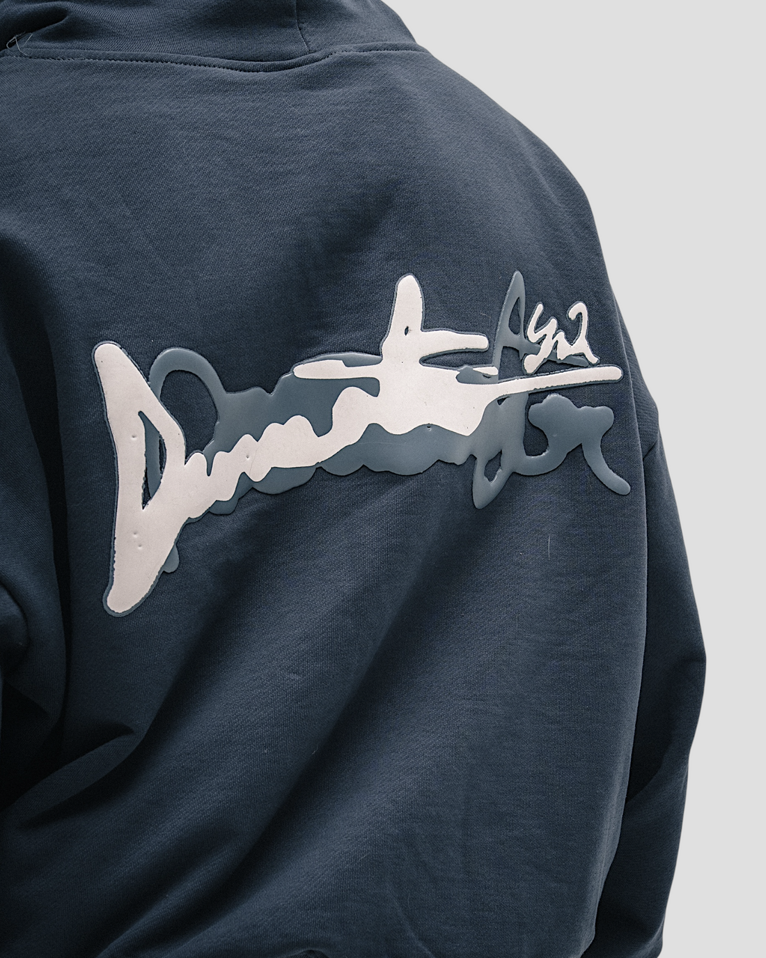 DEMENTE WHITE ON GREY ZIPUP JACKET
