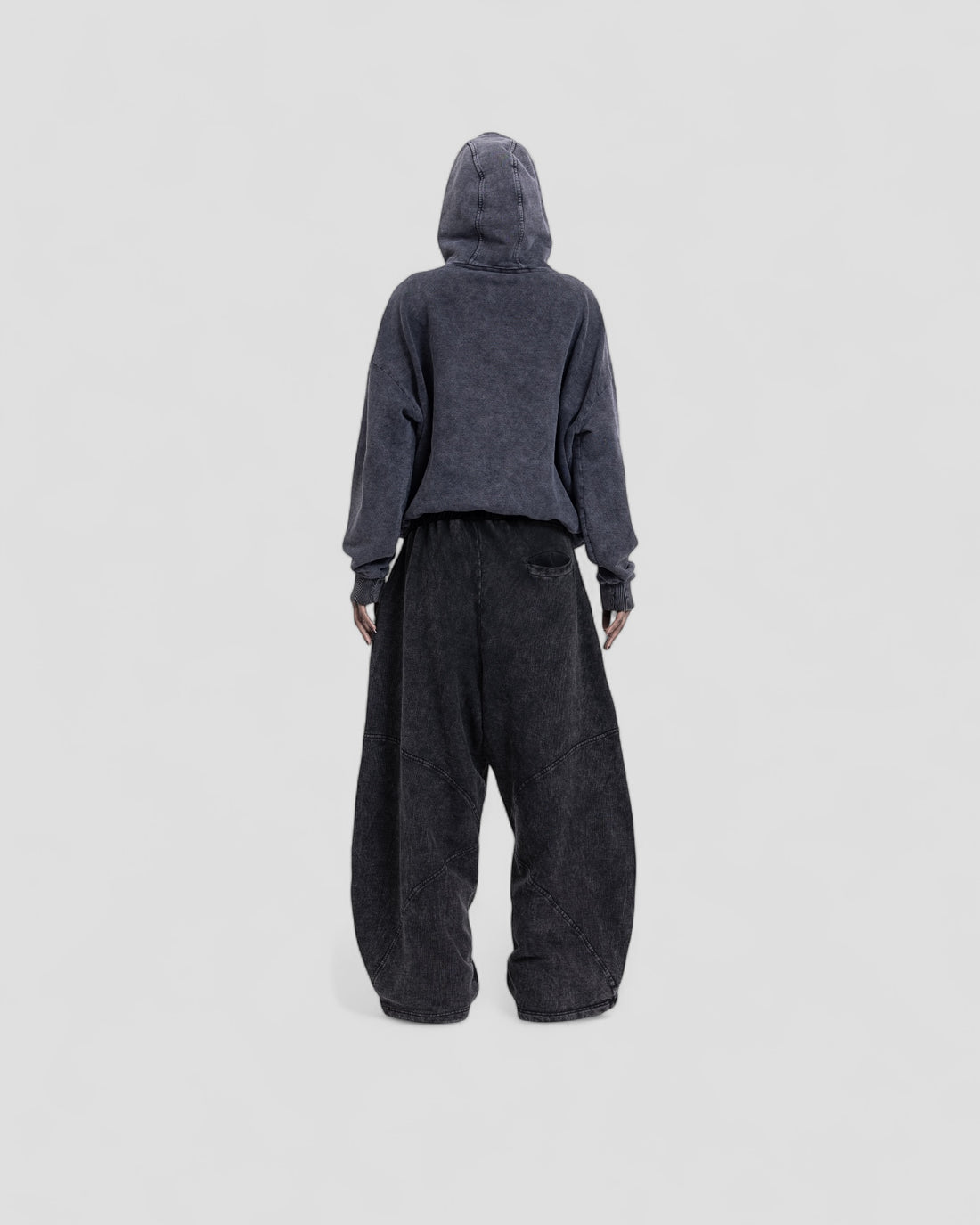 DEMENTE WASHED GREY ZIPUP JACKET (10156815483155)