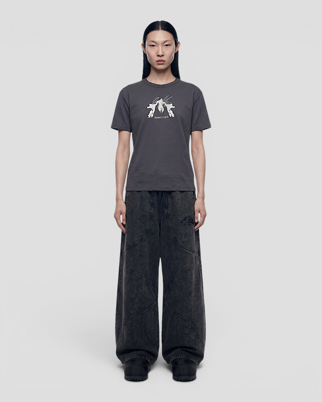 GENTE GREY REGULAR TEE