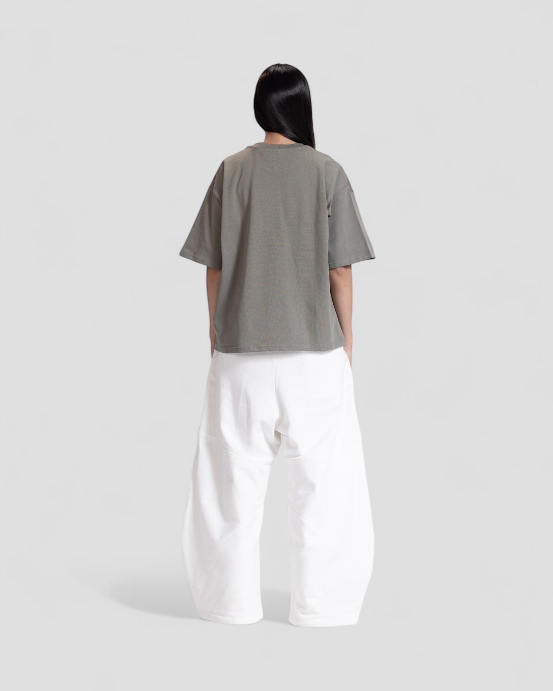 The Perfect Blank Olive Boxy Tshirt V1