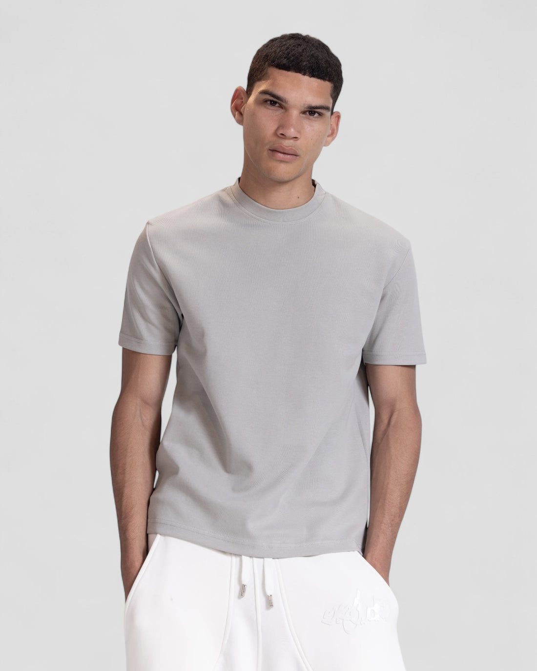 The Perfect Blank Grey Regular Fit Tshirt V1