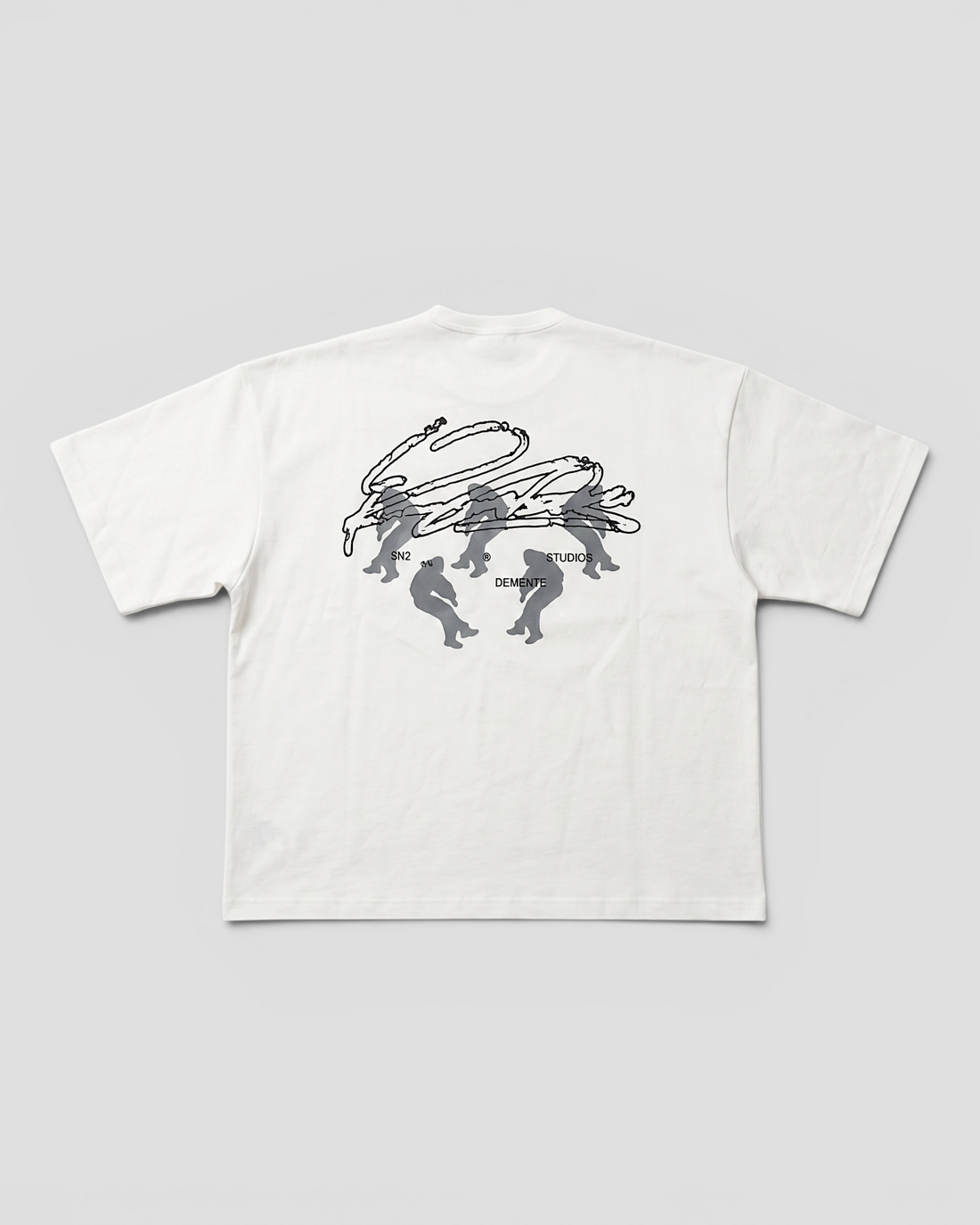 FLOTANTE WHITE OVERSIZED TEE