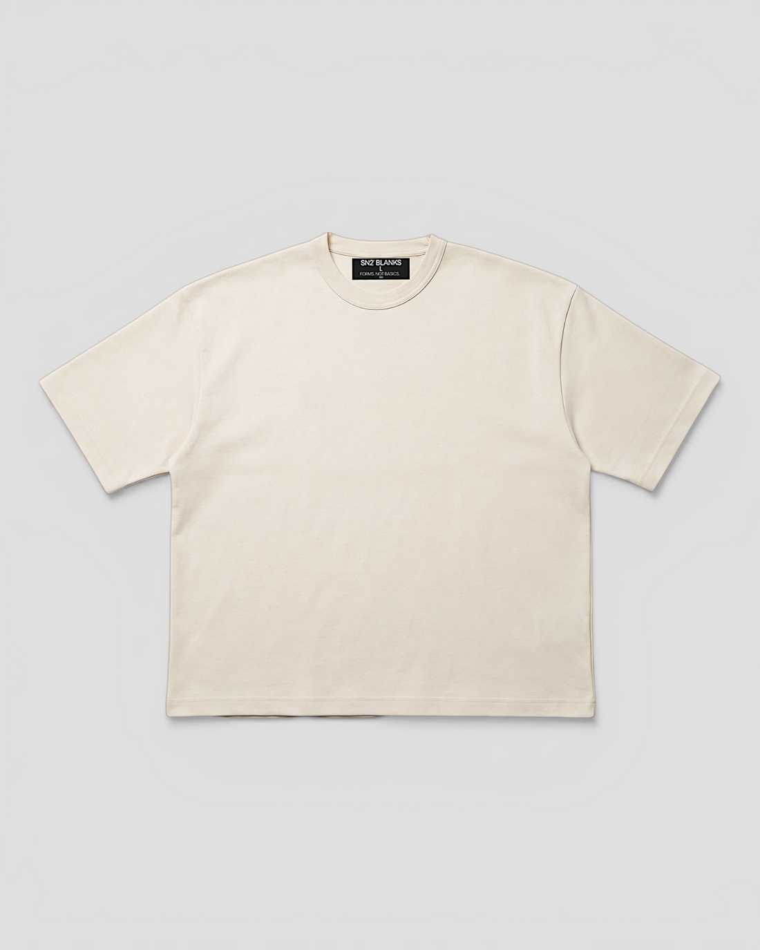 Norte Oversized Blank Beige Tee V2