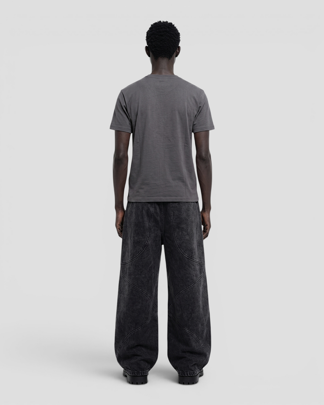 LOGO GREY REGULAR TEE