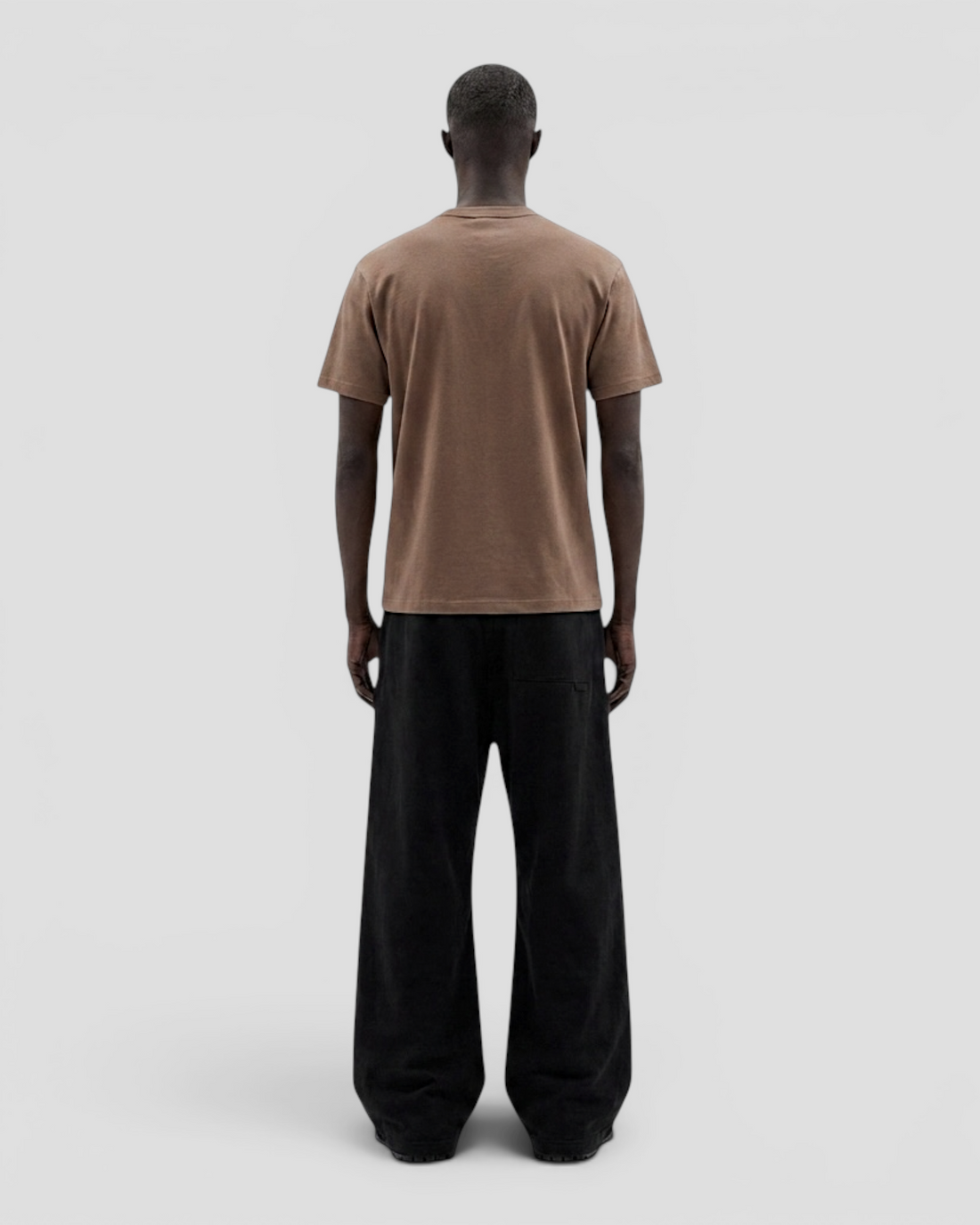 Luis Regular Blank Chestnut Brown Tee V2