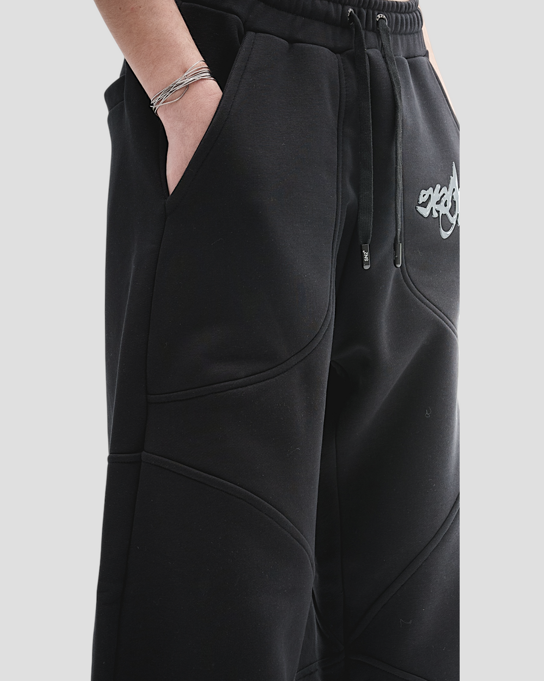 DEMENTE BLACK SWEATPANTS (PREORDERS)