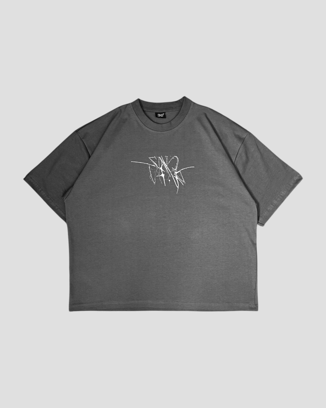 VISCERAL GREY BOXY TEE