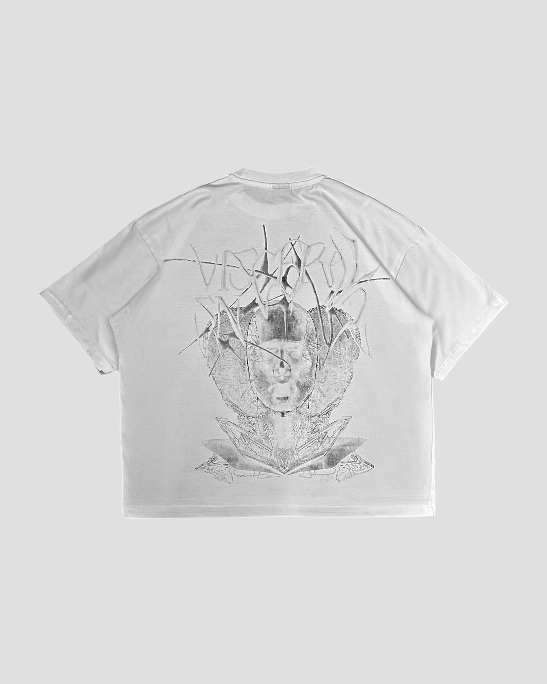 VISCERAL WHITE BOXY TEE
