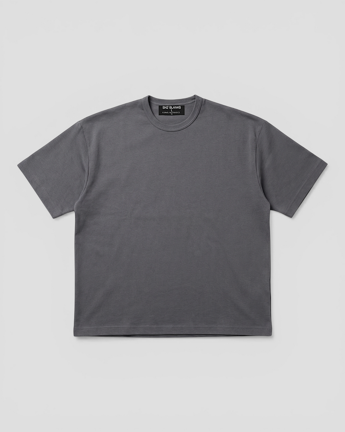 Norte Oversized Blank Dark Grey Tee V2