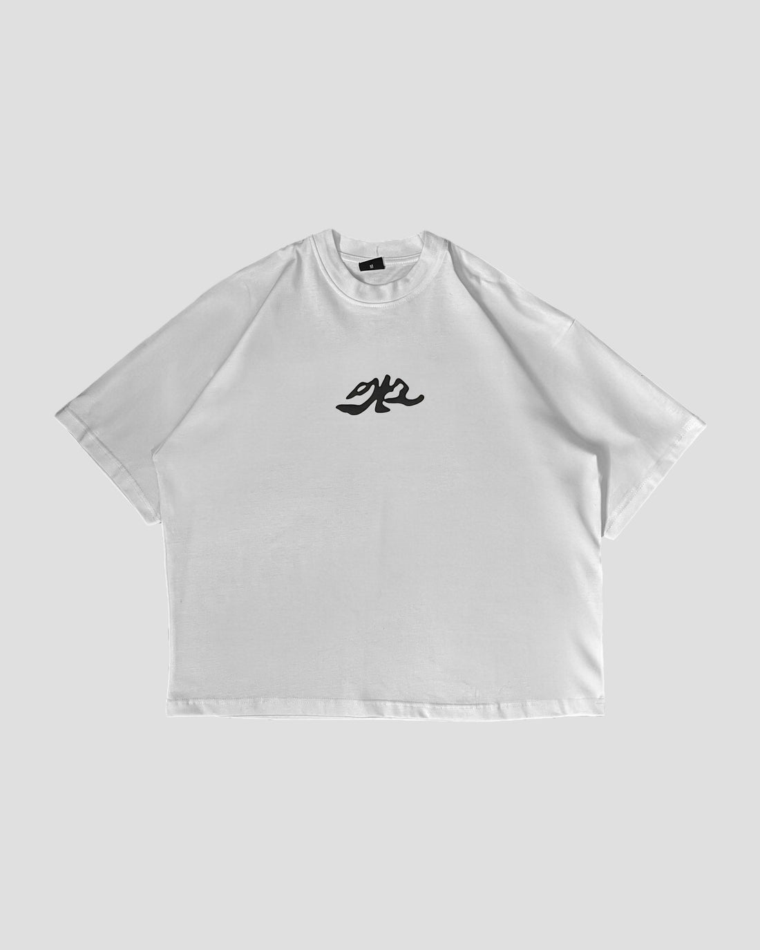 DEMENTE WHITE SILK-PUFF BOXY TEE