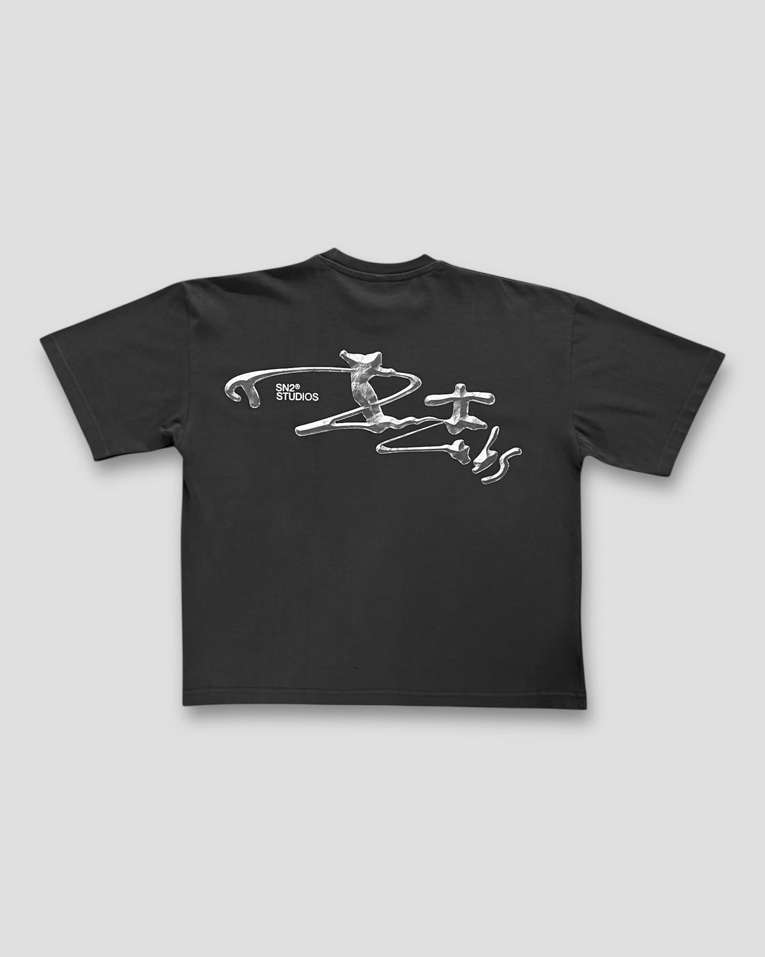 DEMENTE GREY STONE BOXY TEE