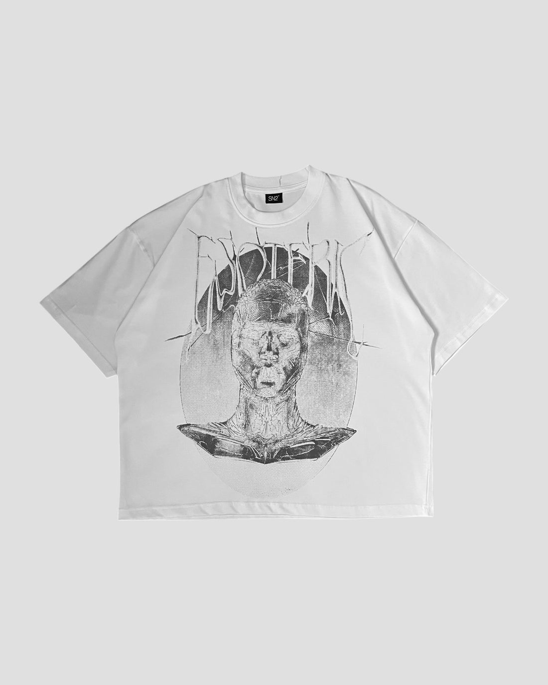 ESOTERIC WHITE BOXY TEE