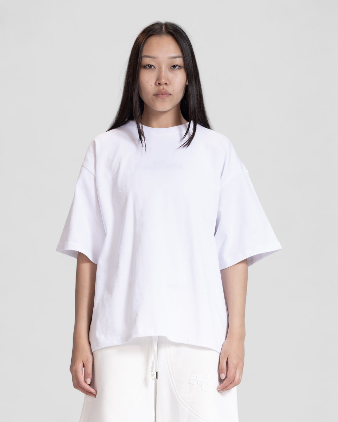 The Perfect Blank White Boxy Tshirt V1