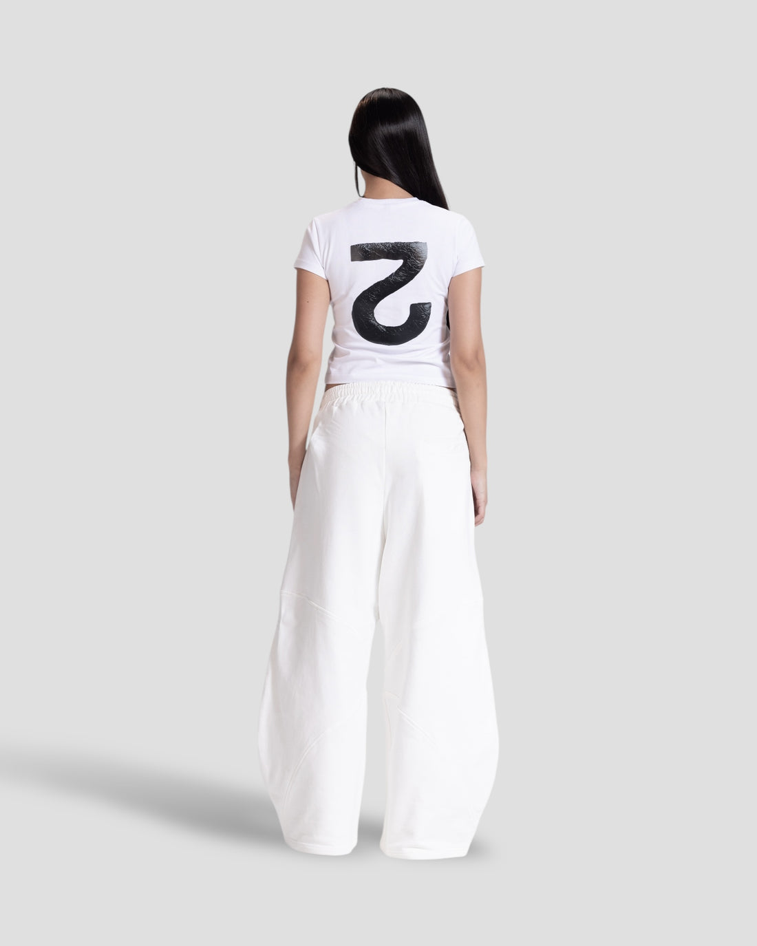 DEMENTE WHITE REVERSED 2 BABY TEE