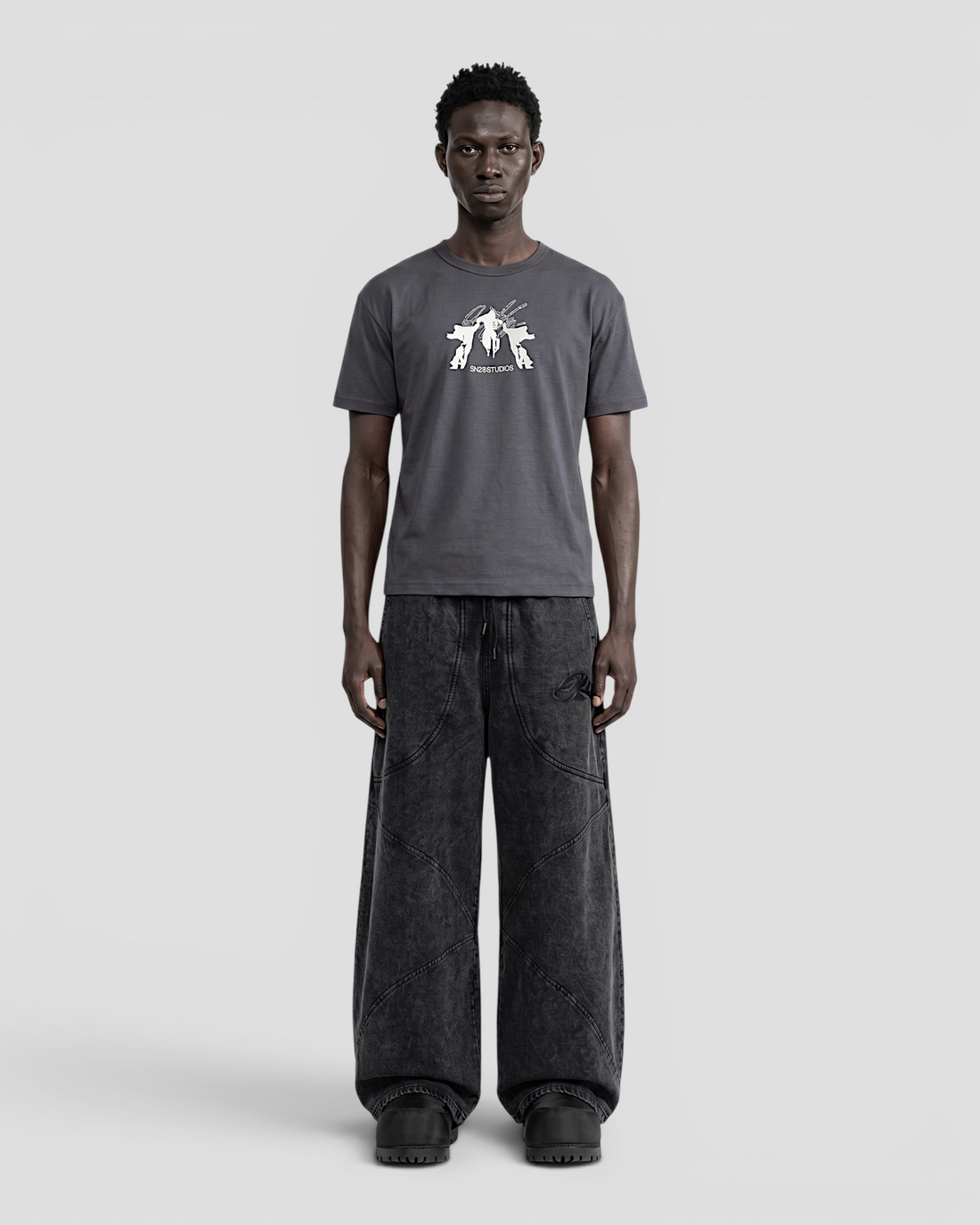 GENTE GREY REGULAR TEE