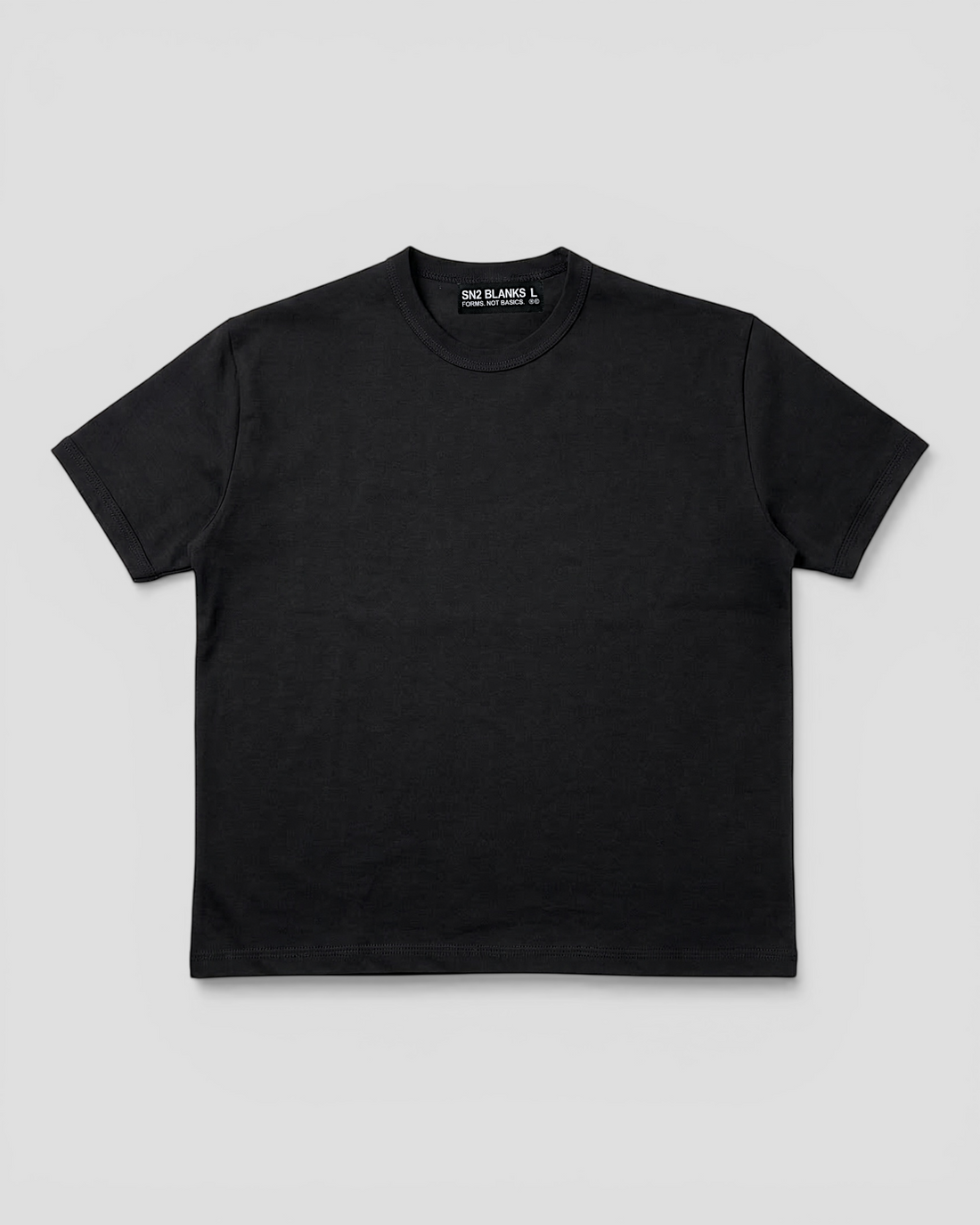 Luis Regular Blank Black Tee V2