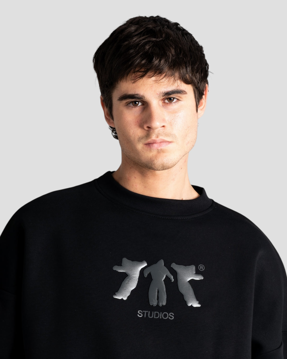 DEMENTE BLACK CREWNECK