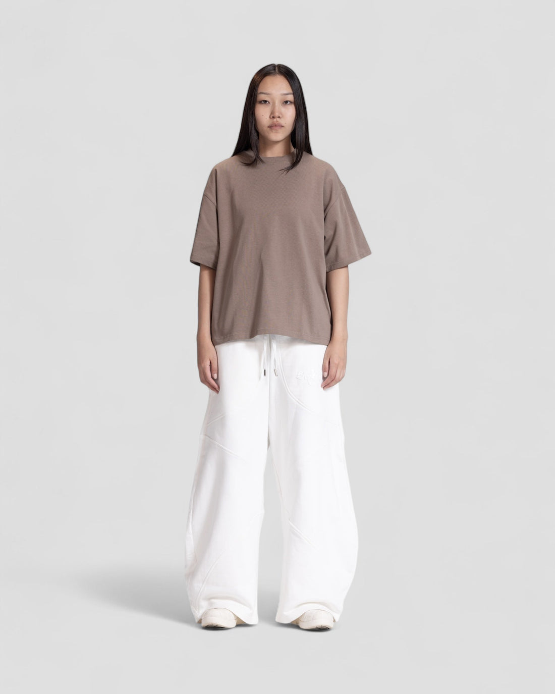 The Perfect Blank Brown Boxy Tshirt V1