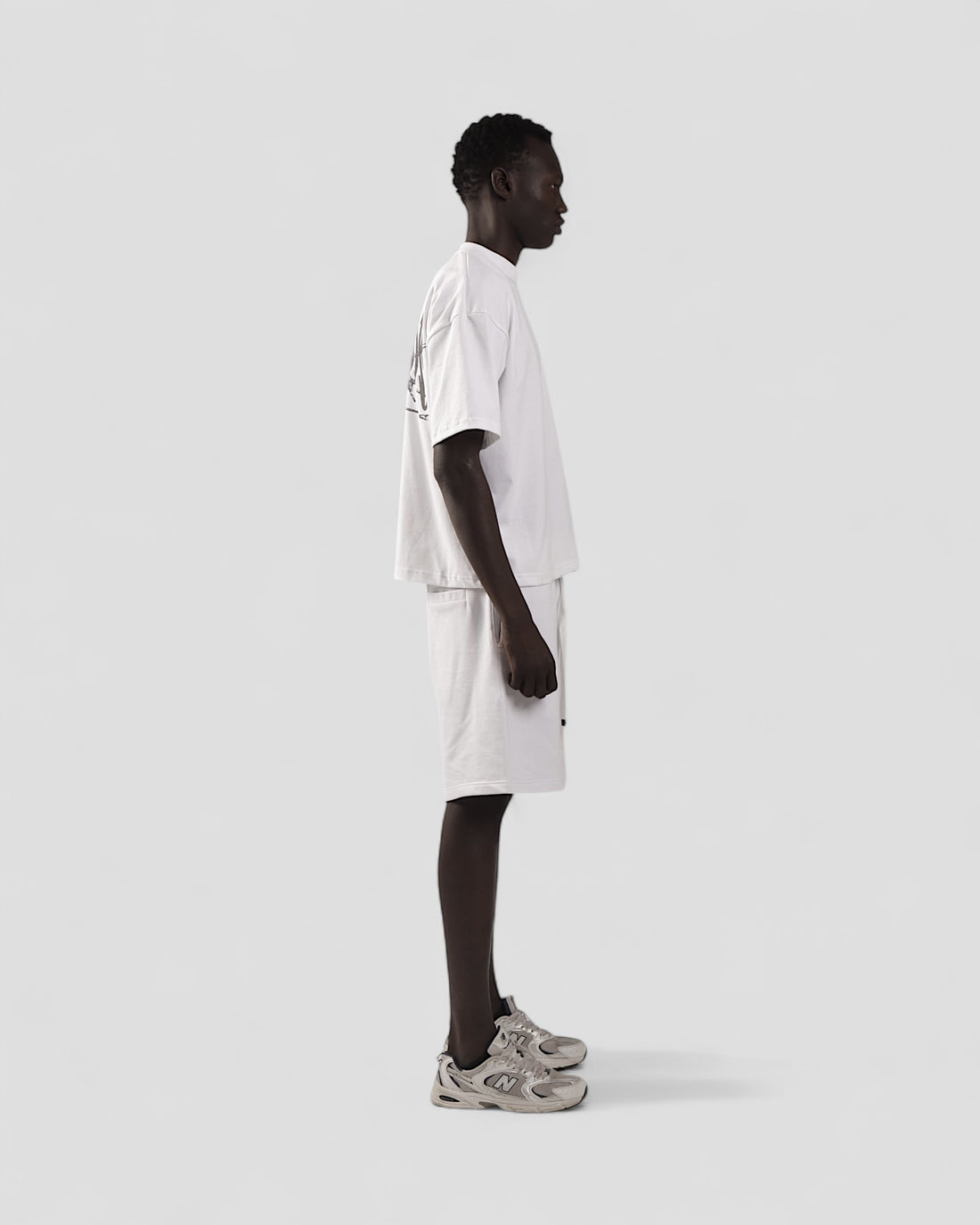 INTERLUDE WHITE BOXY TEE