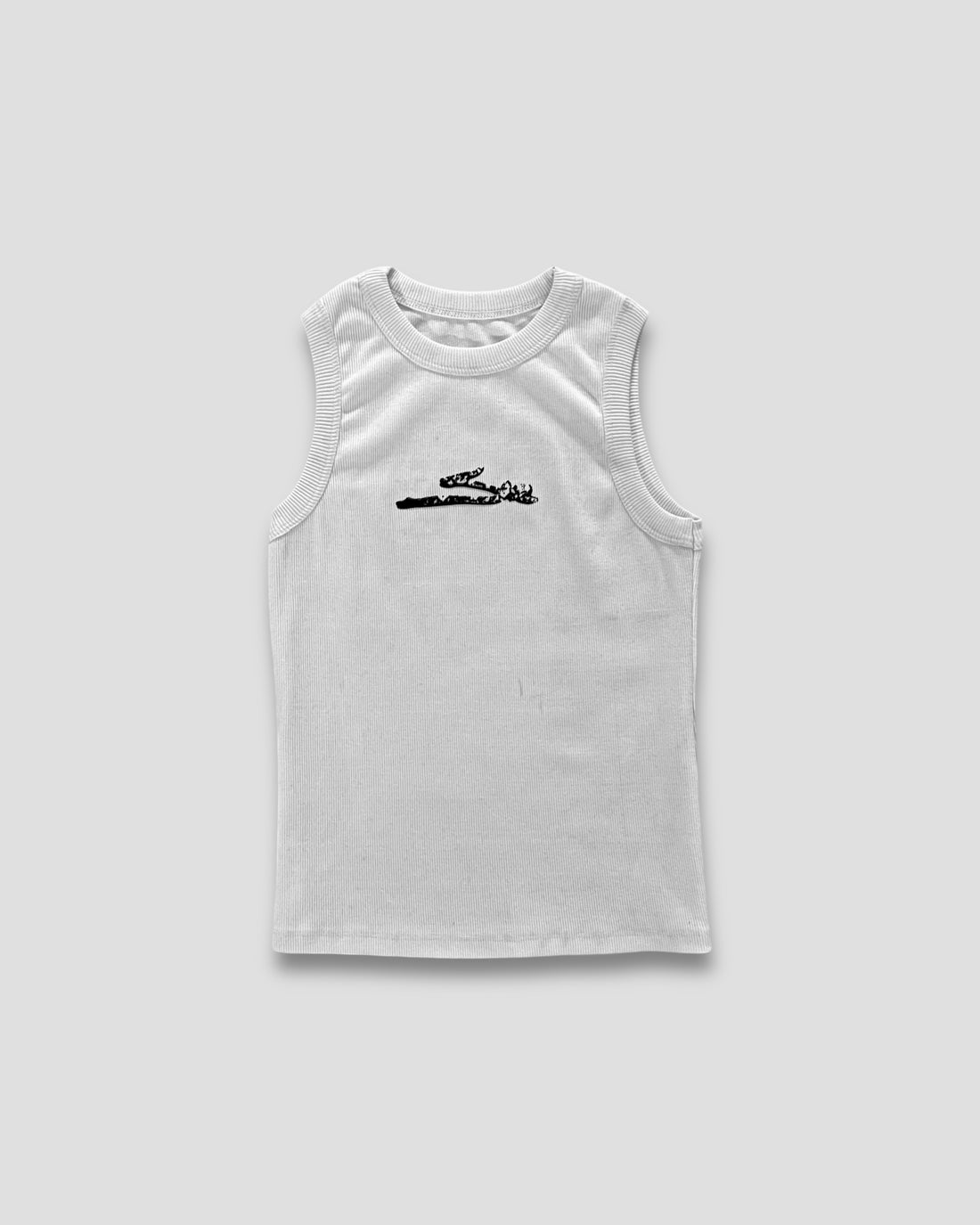 DEMENTE WHITE NUMERALS TANK TOP