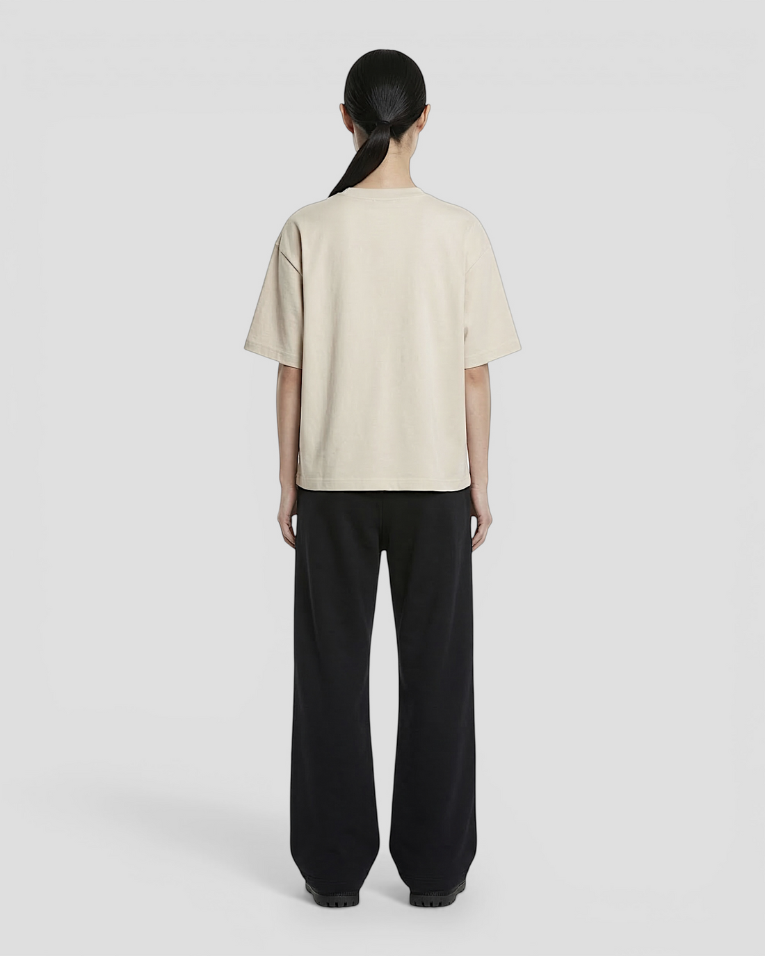 Norte Oversized Blank Beige Tee V2