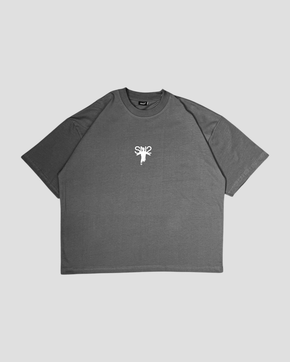 INTERLUDE GREY BOXY TEE