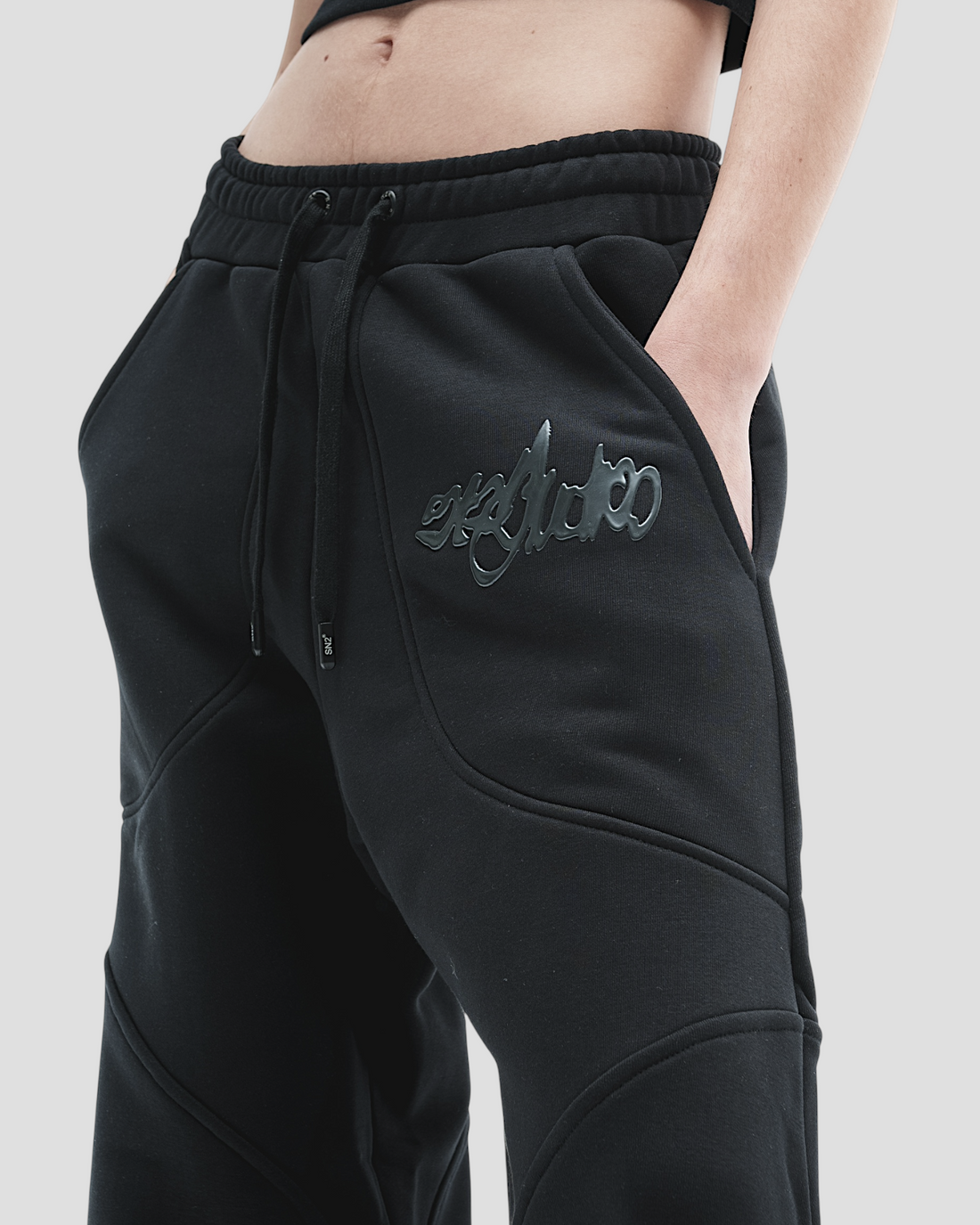 DEMENTE BLACK SWEATPANTS (PREORDERS)