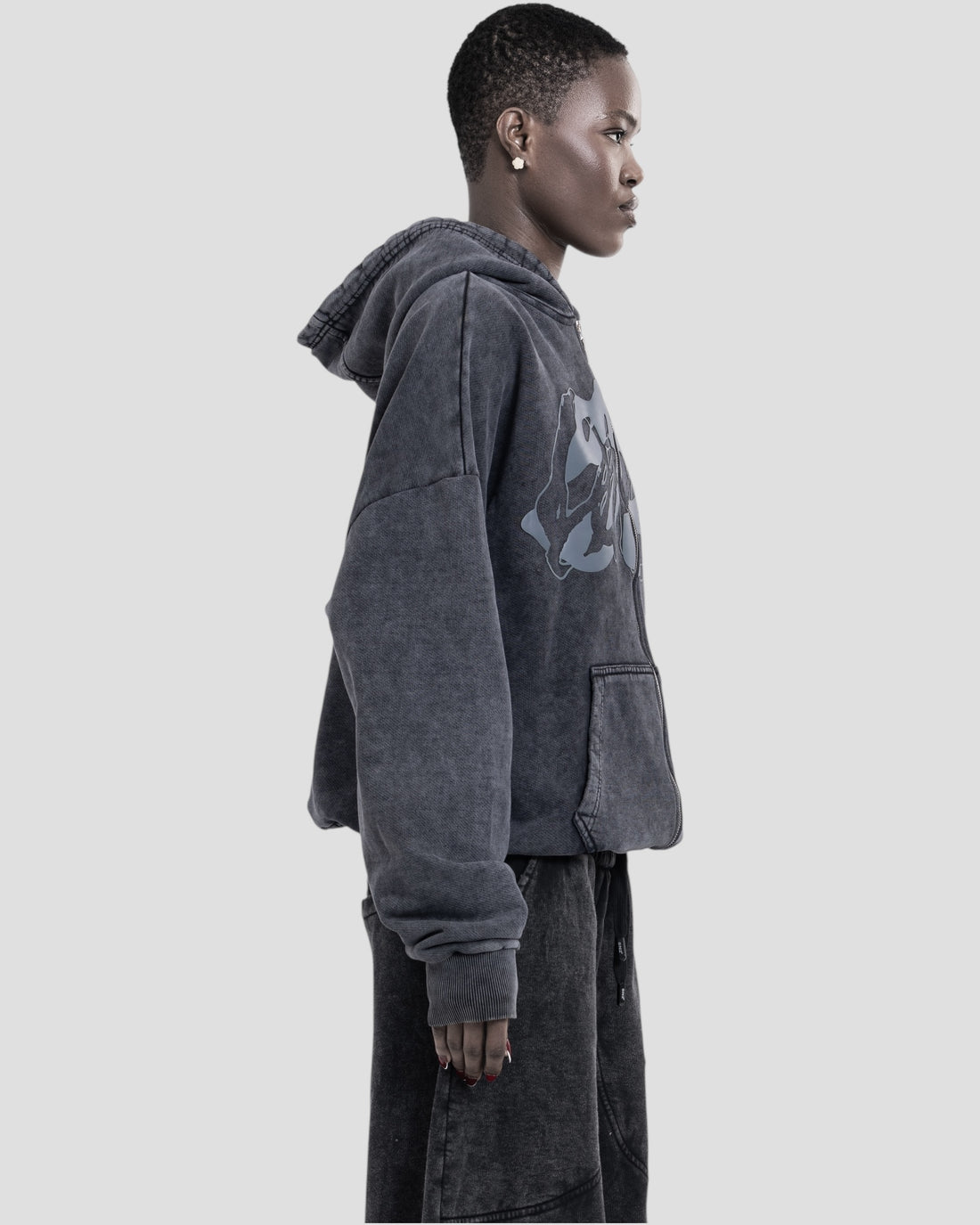 DEMENTE WASHED GREY ZIPUP JACKET (10156815483155)