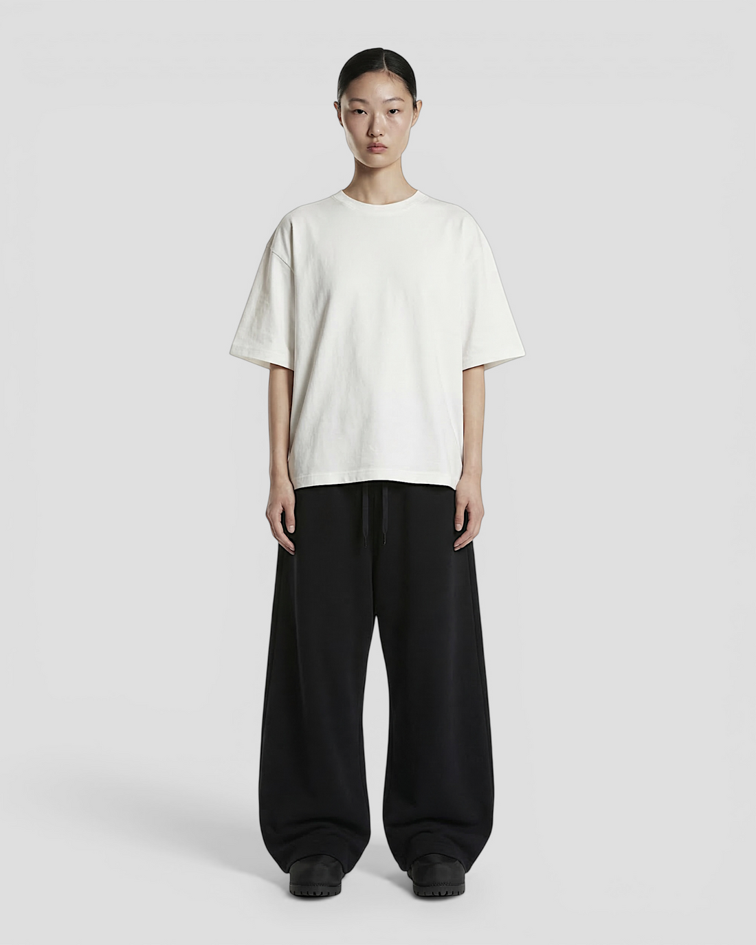 Norte Oversized Blank White Tee V2
