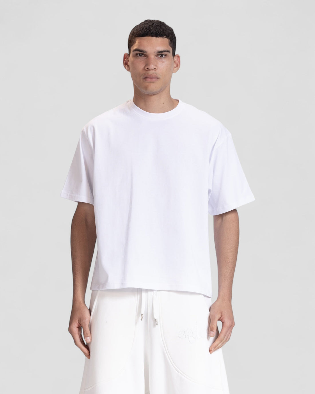 The Perfect Blank White Boxy Tshirt V1