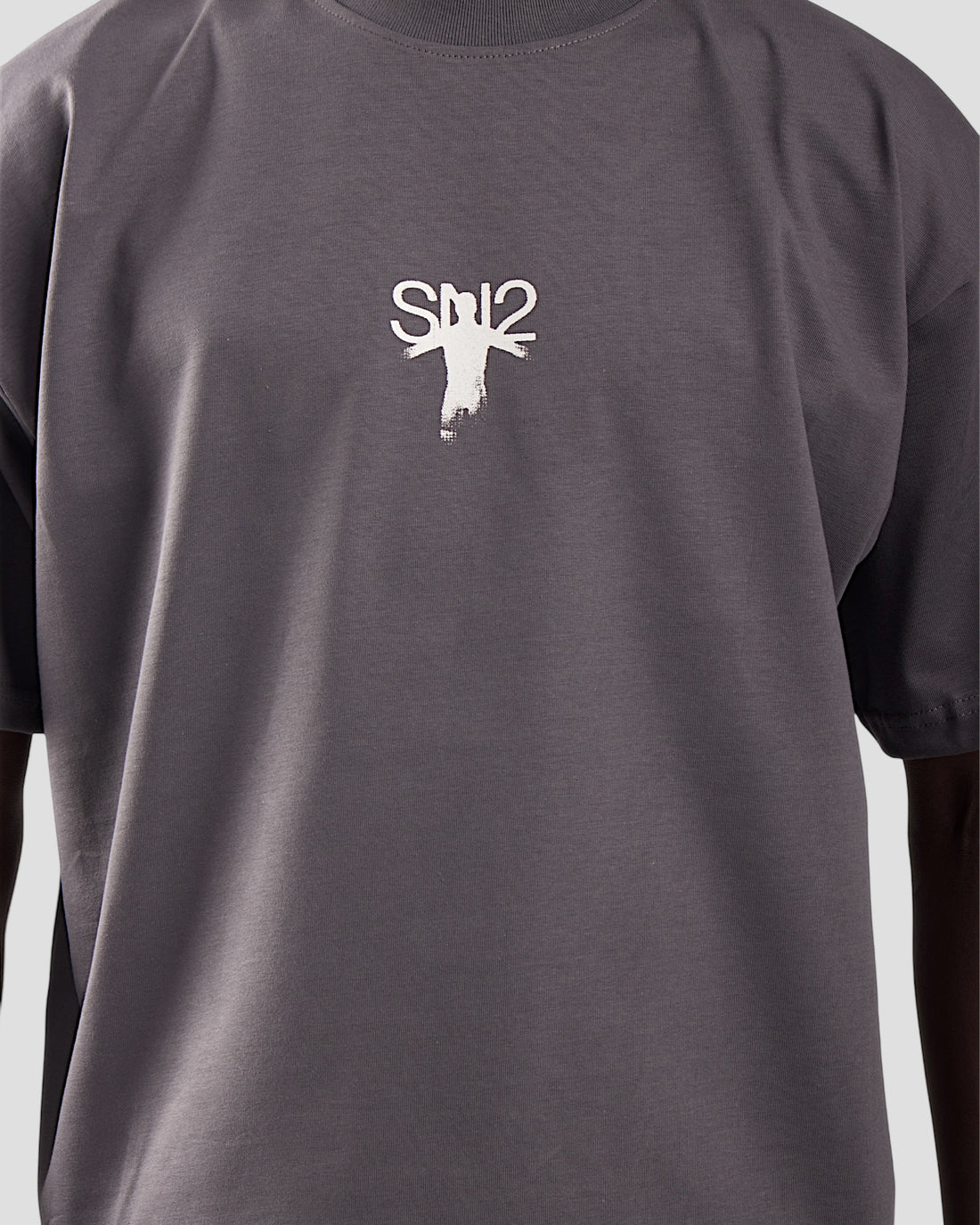 INTERLUDE GREY BOXY TEE