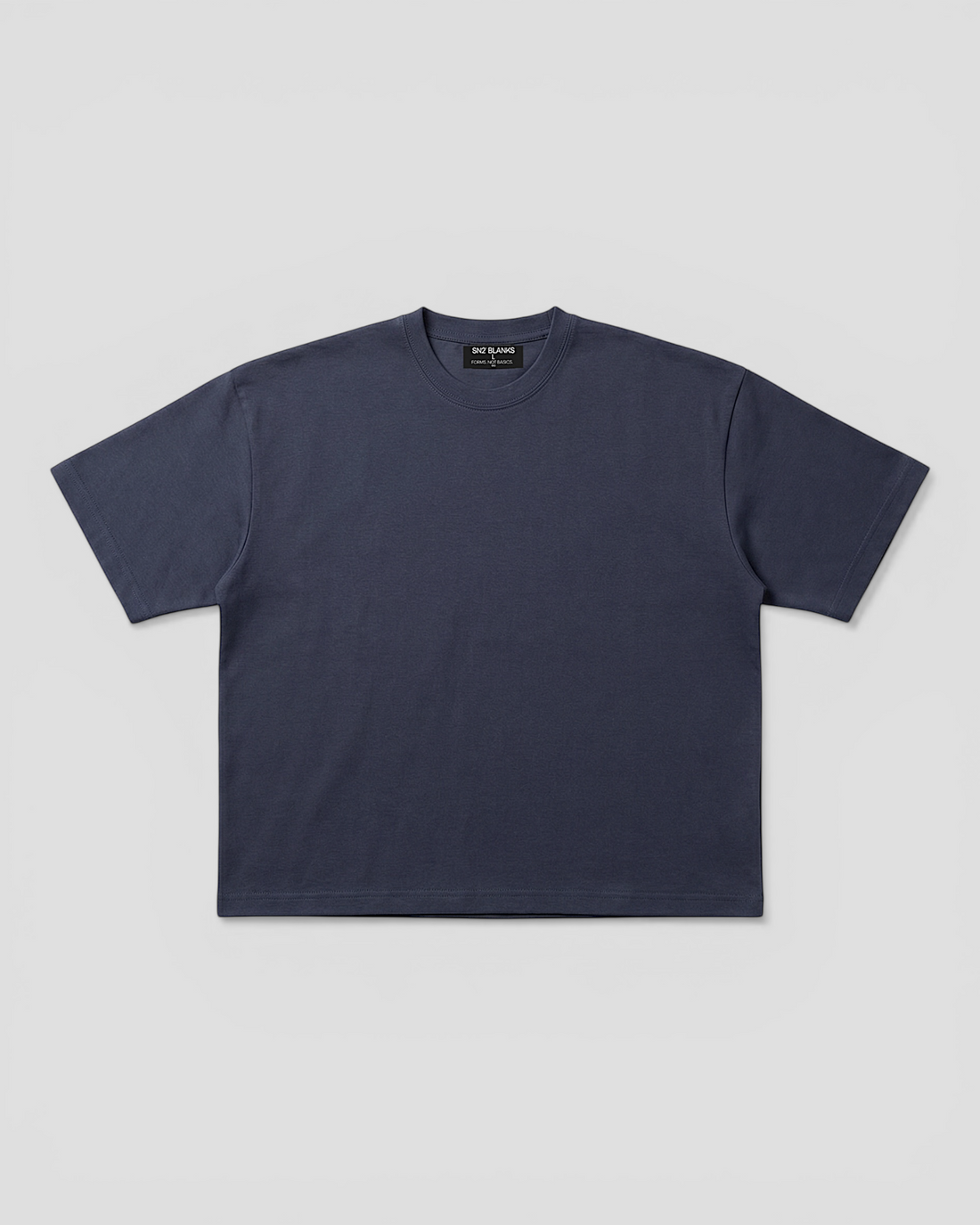 Norte Oversized Blank Navy Tee V2
