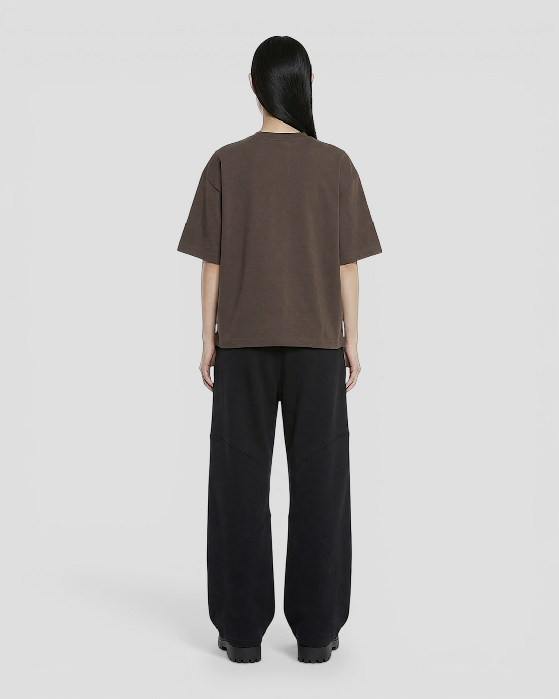 Norte Oversized Blank light Brown Tee V2