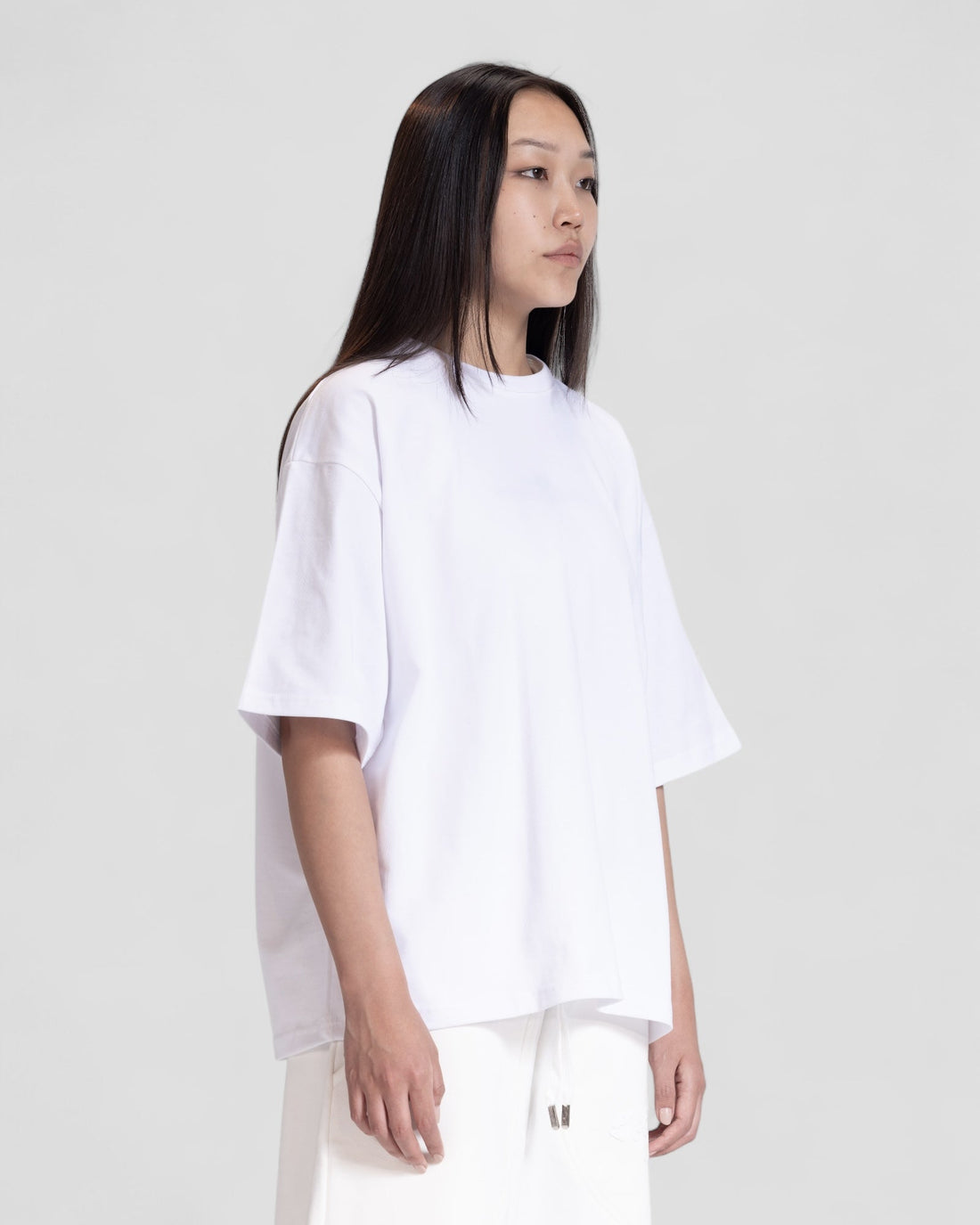 The Perfect Blank White Boxy Tshirt V1
