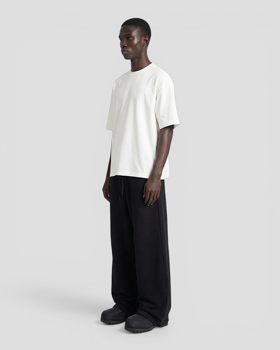 Norte Oversized Blank White Tee V2