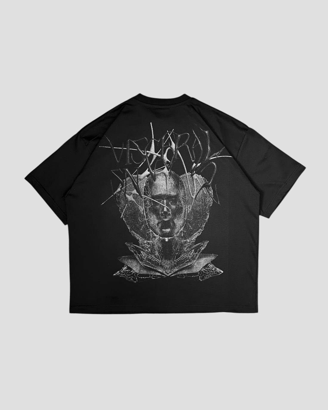 VISCERAL BLACK BOXY TEE