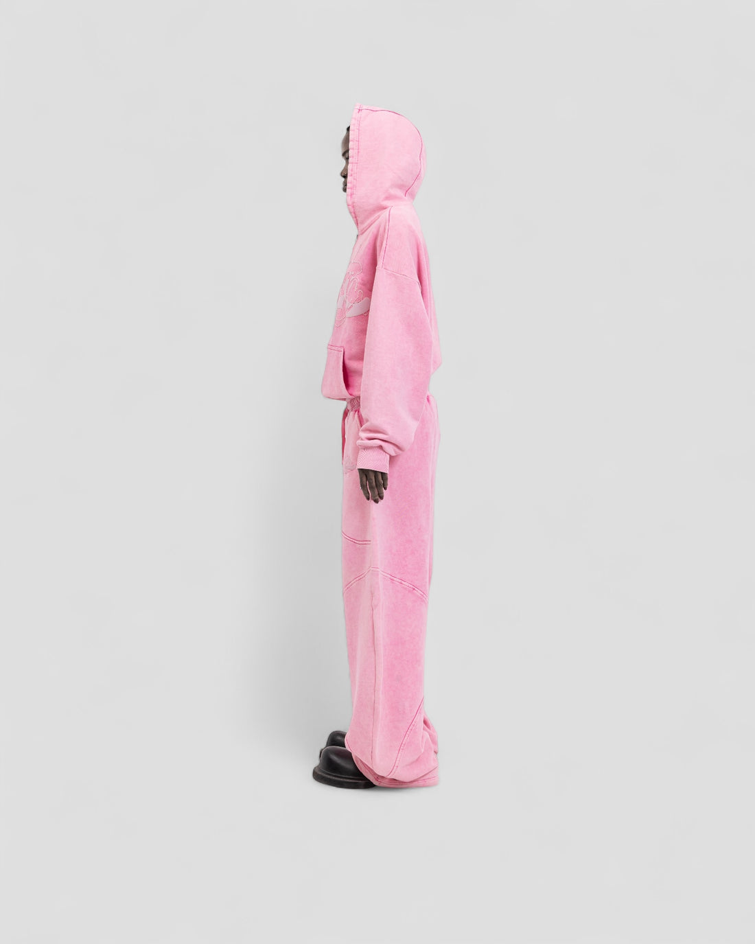 DEMENTE WASHED PINK ZIPUP JACKET (10156822921491)