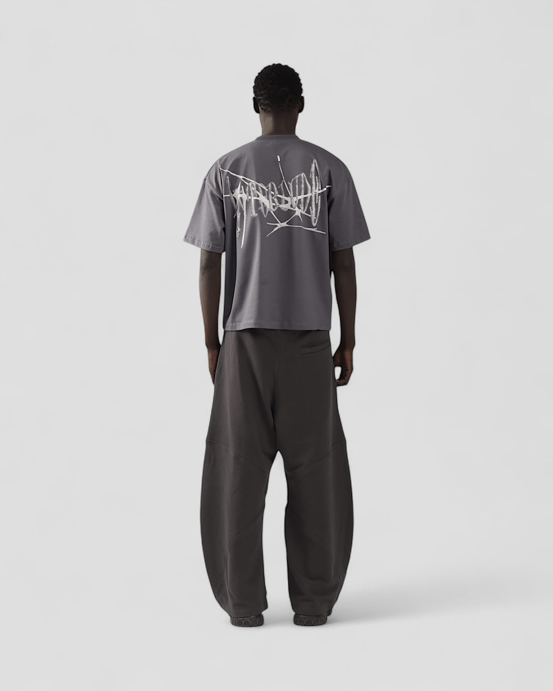INTERLUDE GREY BOXY TEE