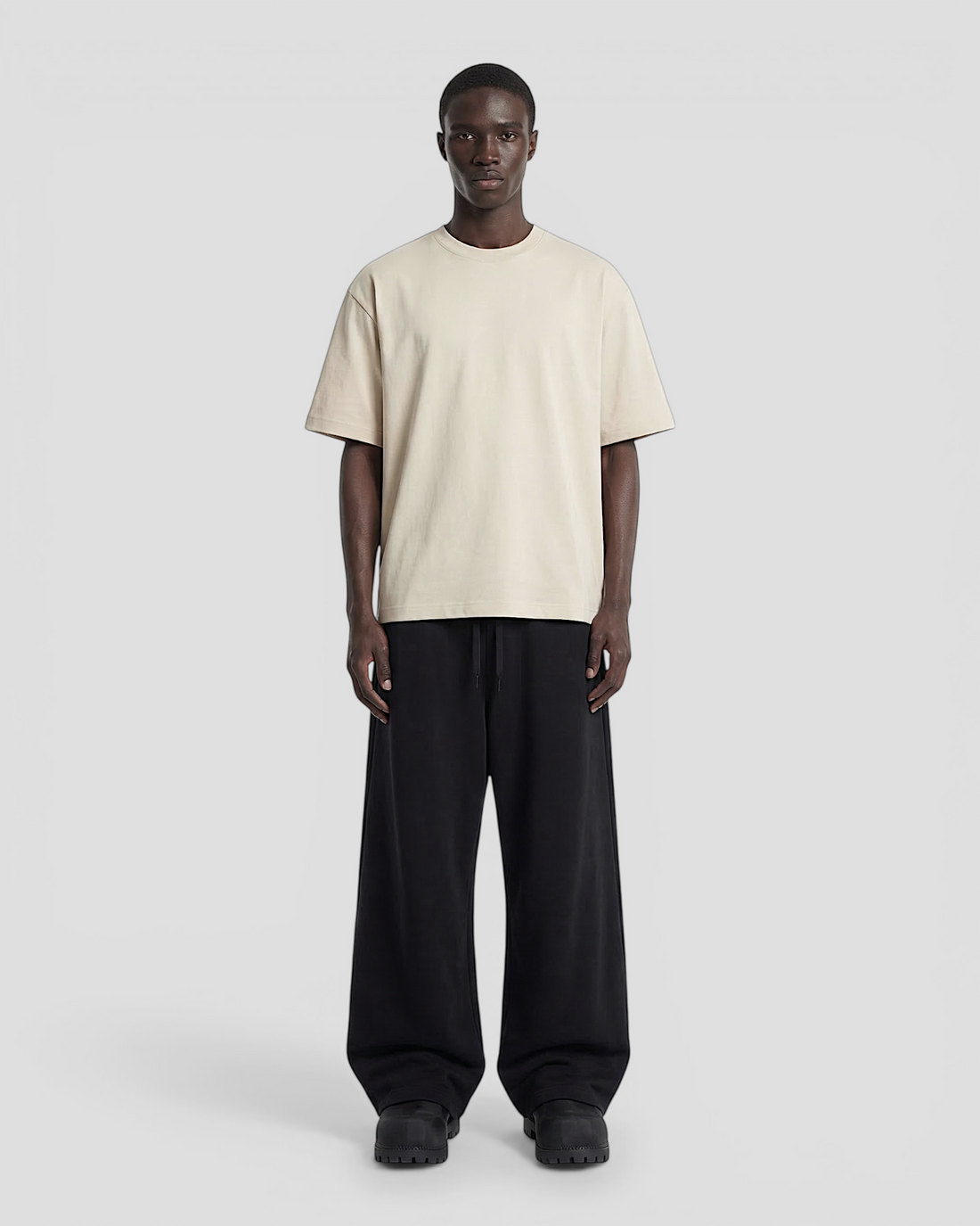 Norte Oversized Blank Beige Tee V2