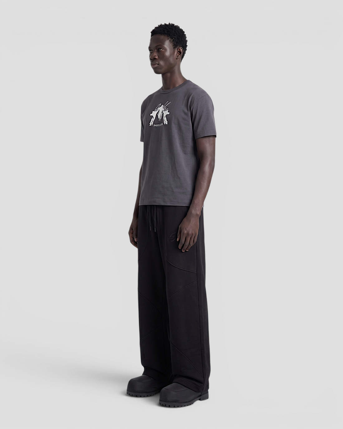 GENTE GREY REGULAR TEE