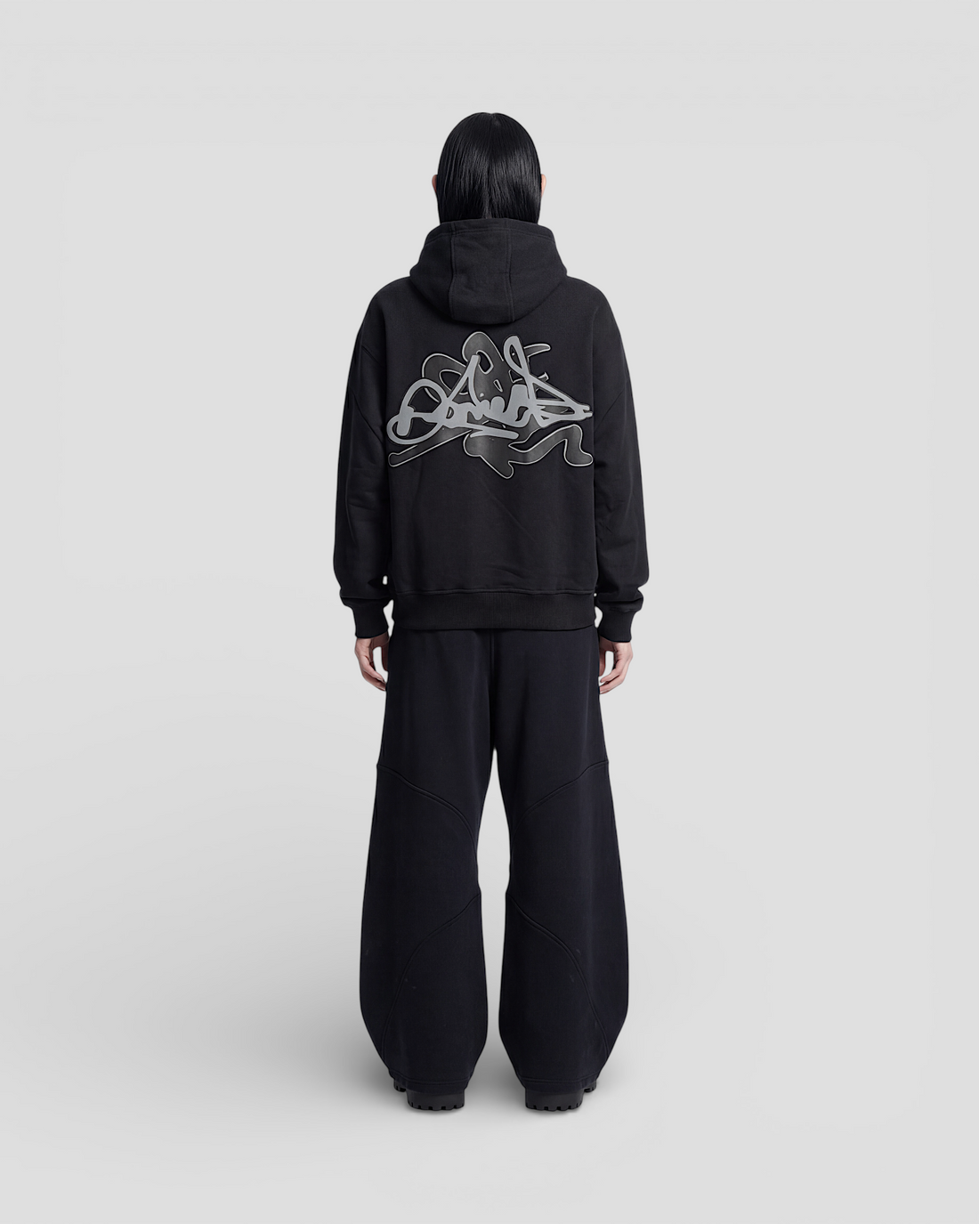 DEMENTE FORMER BLACK ON BLACK ZIPUP JACKET