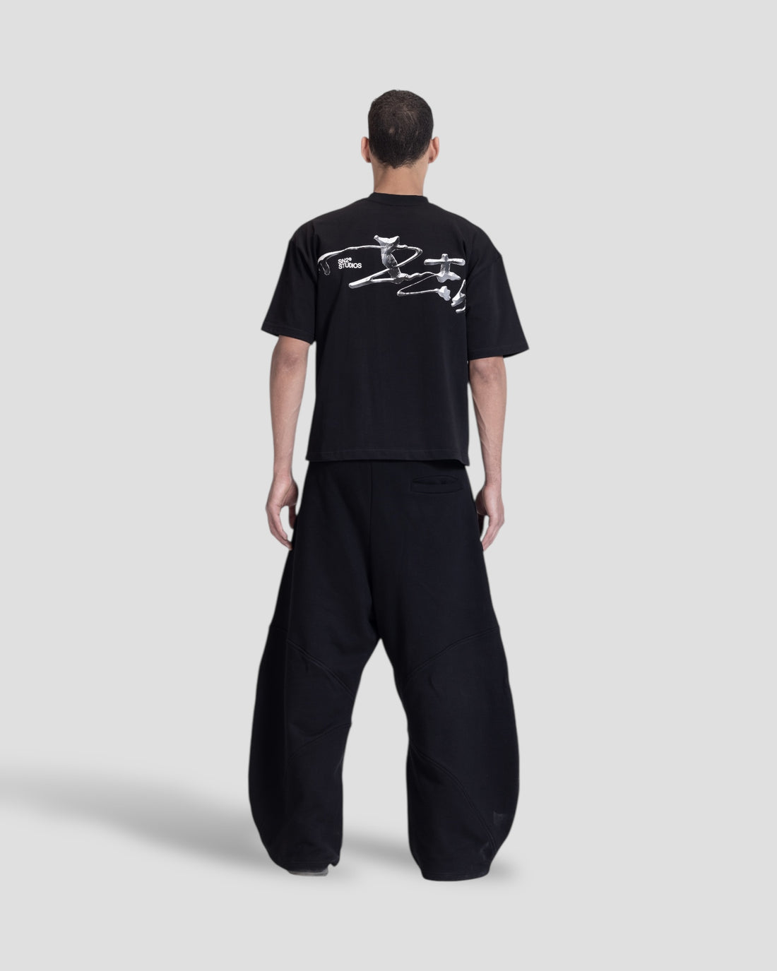 DEMENTE BLACK STONE BOXY TEE