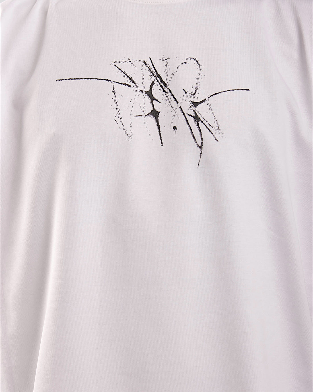 VISCERAL WHITE BOXY TEE