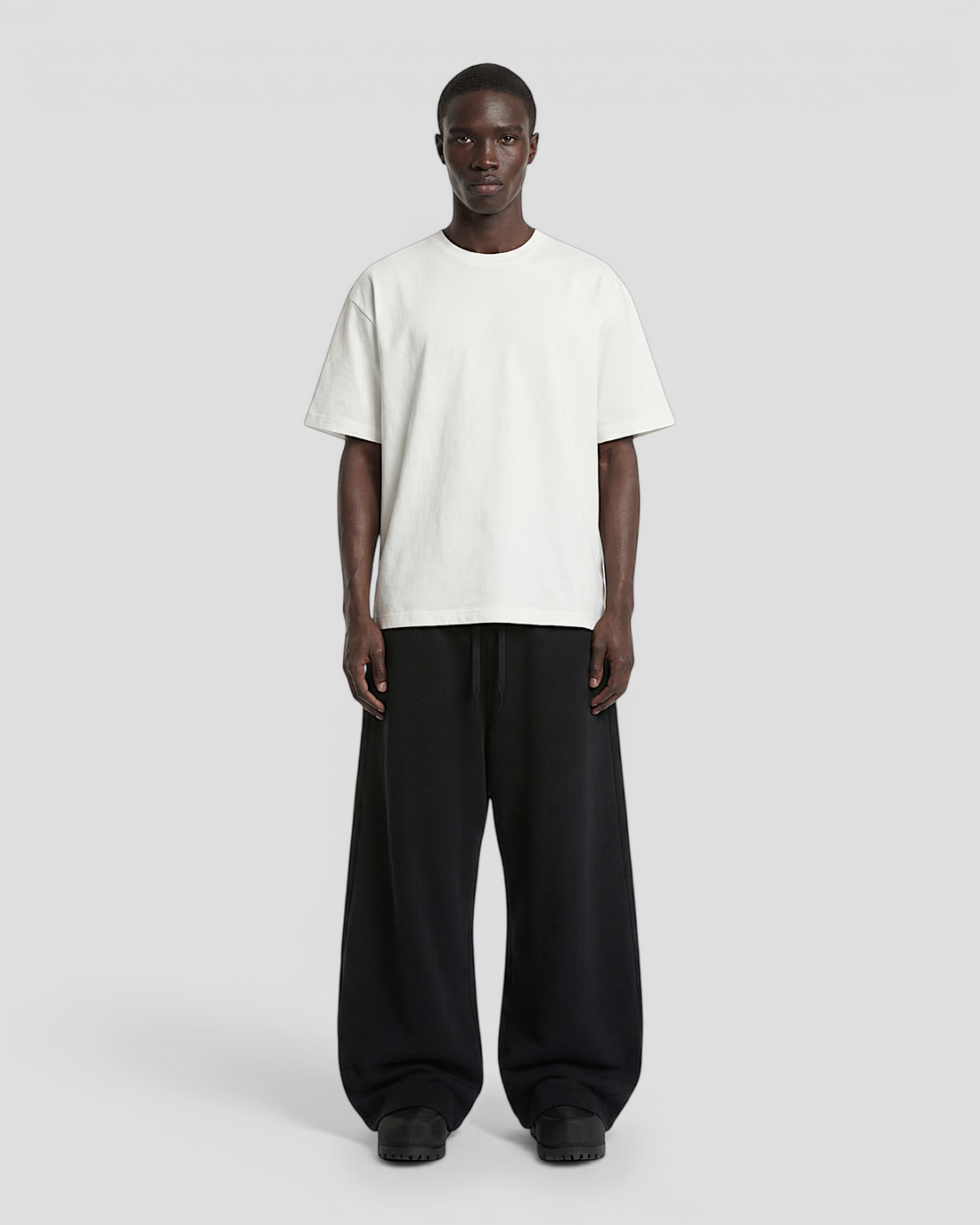 Norte Oversized Blank White Tee V2