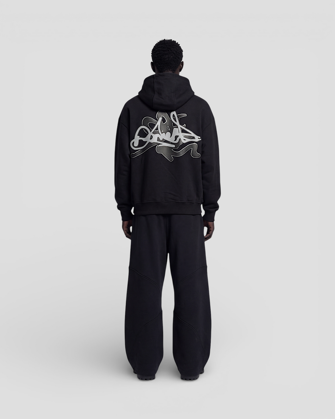 DEMENTE FORMER BLACK ON BLACK ZIPUP JACKET