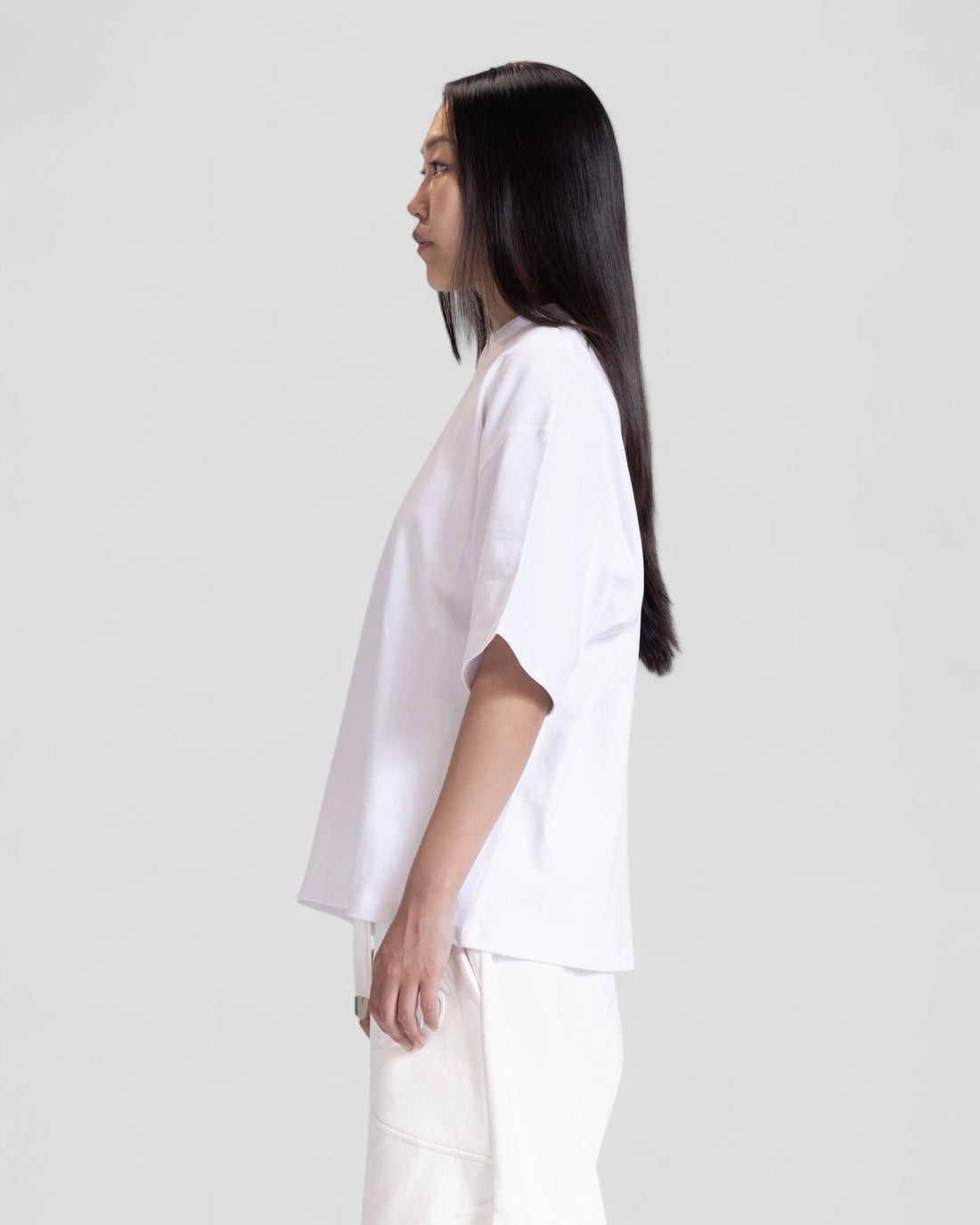 The Perfect Blank White Boxy Tshirt V1