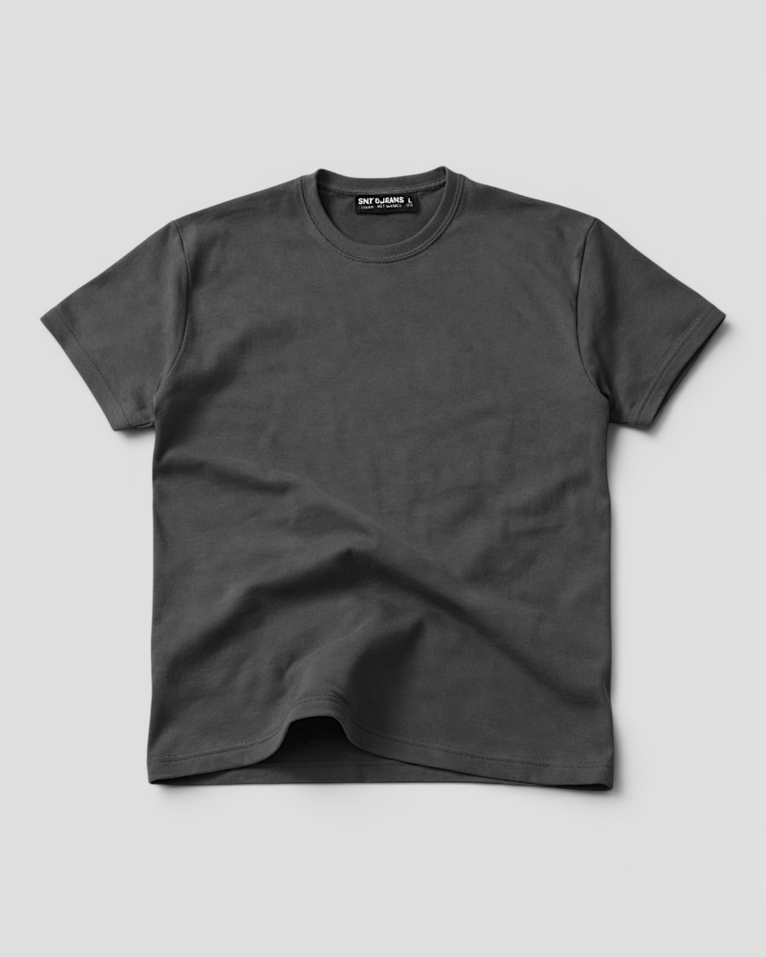 Luis Regular Blank Dark Grey Tee V2