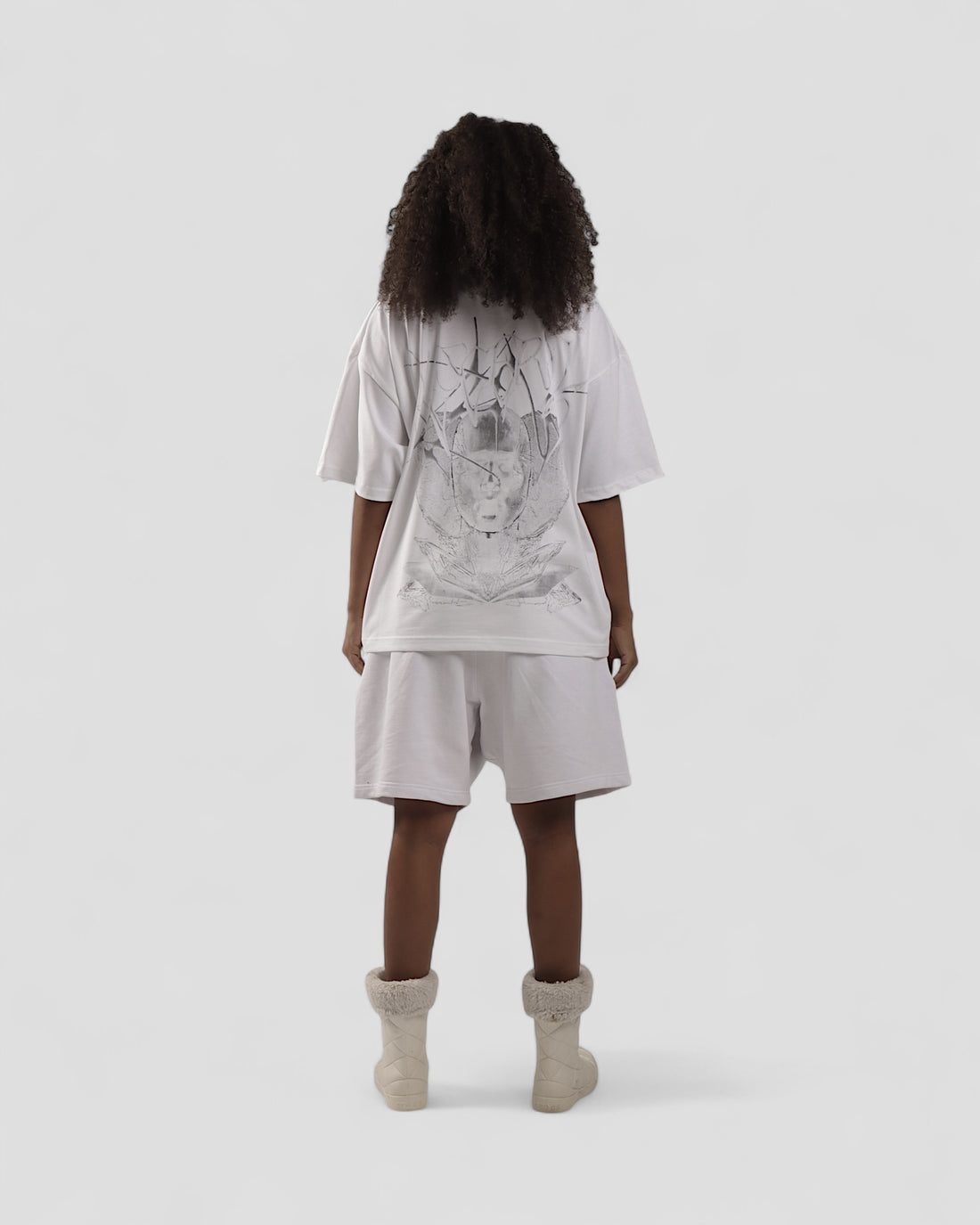 VISCERAL WHITE BOXY TEE
